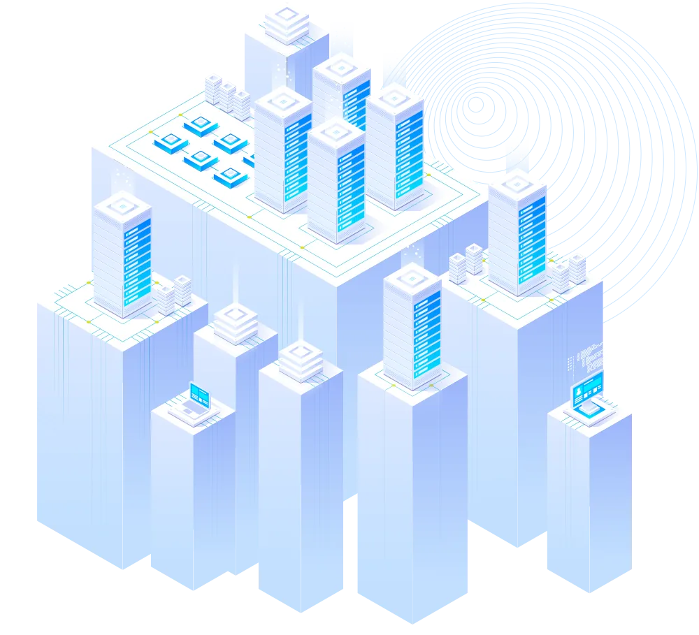 تصویر انتزاعی مدیریت زیرساخت آیتی